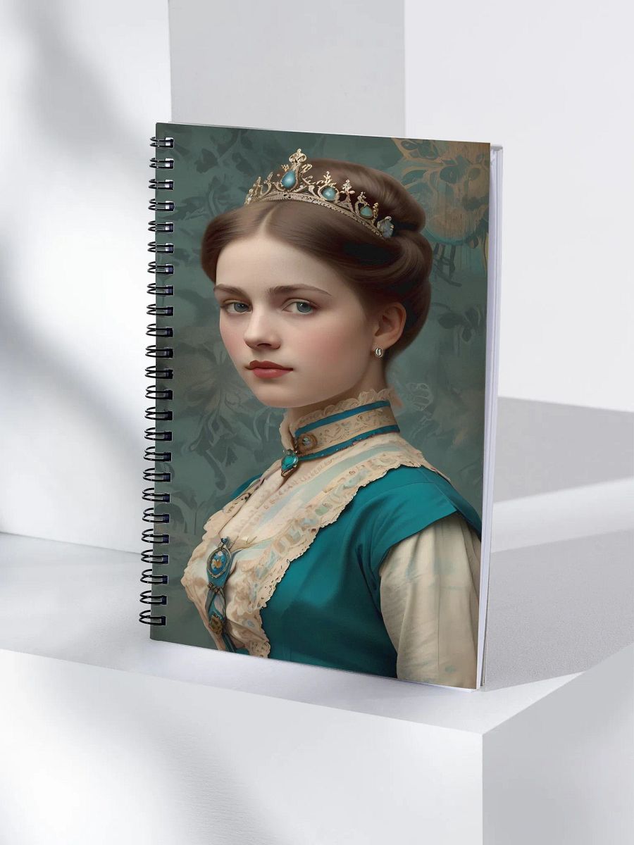 Princes Printable Junk Journal - Spiral Notebook - Ruled Line product image (4)