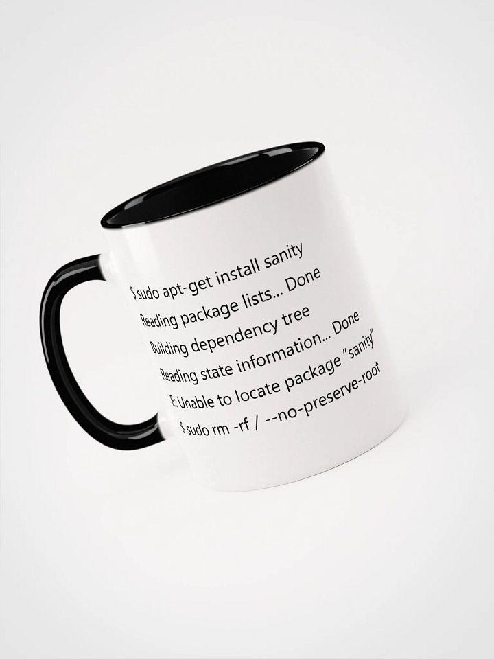 Cannot find sanity Mug product image (1)
