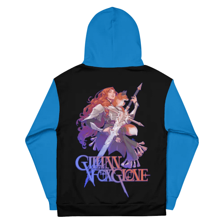 Gillian Foxglove Knight and the Fox Hoodie (Blue) product image (2)