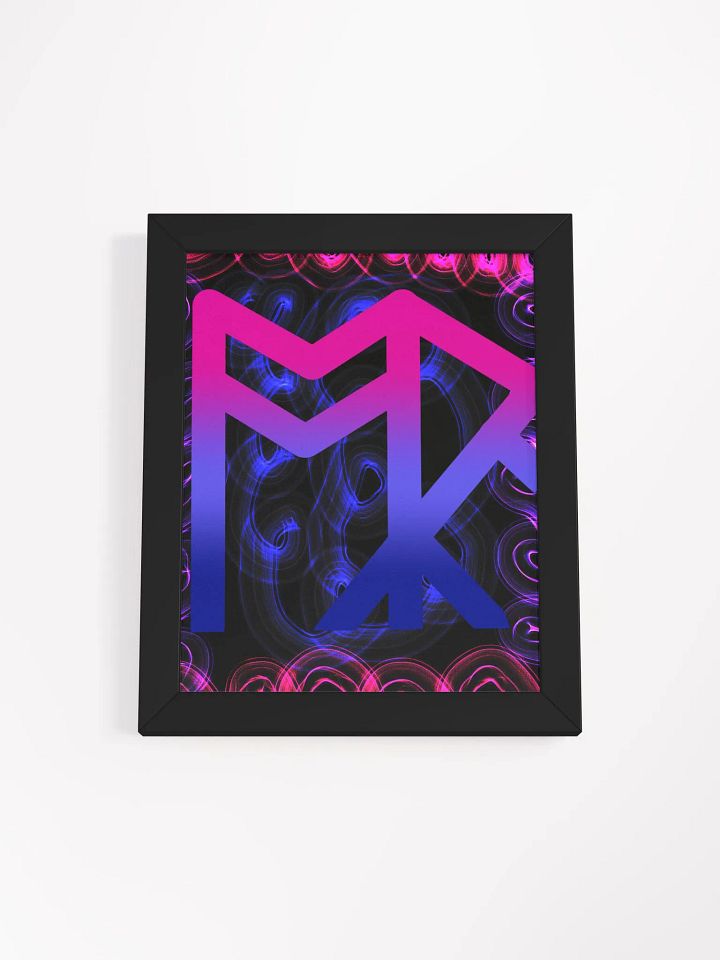 ToRk Rune Framed High-Quality Matte Poster (Bisexual Tones) product image (4)