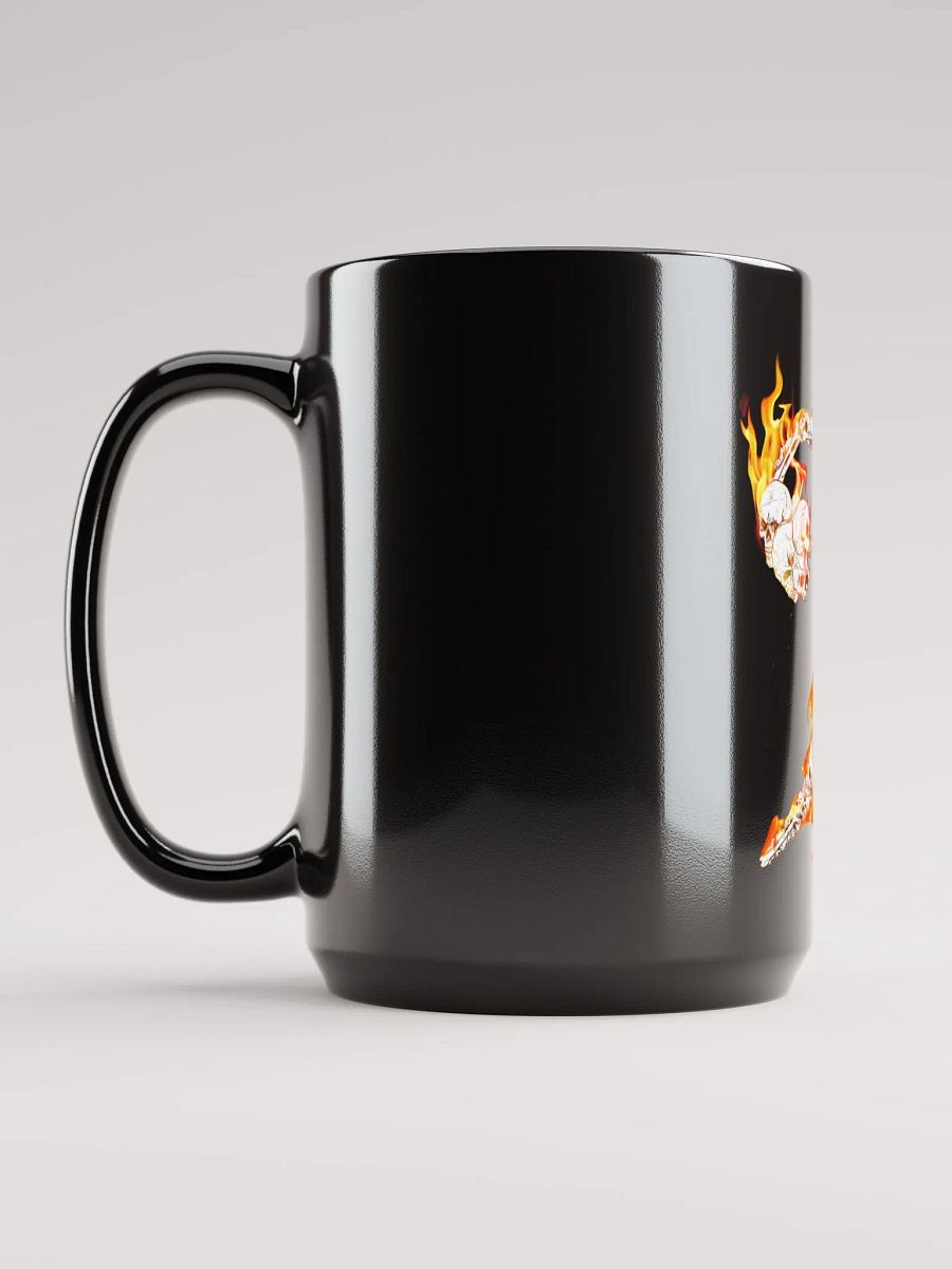 Flaming Bass Skull - 15 oz Mug product image (3)