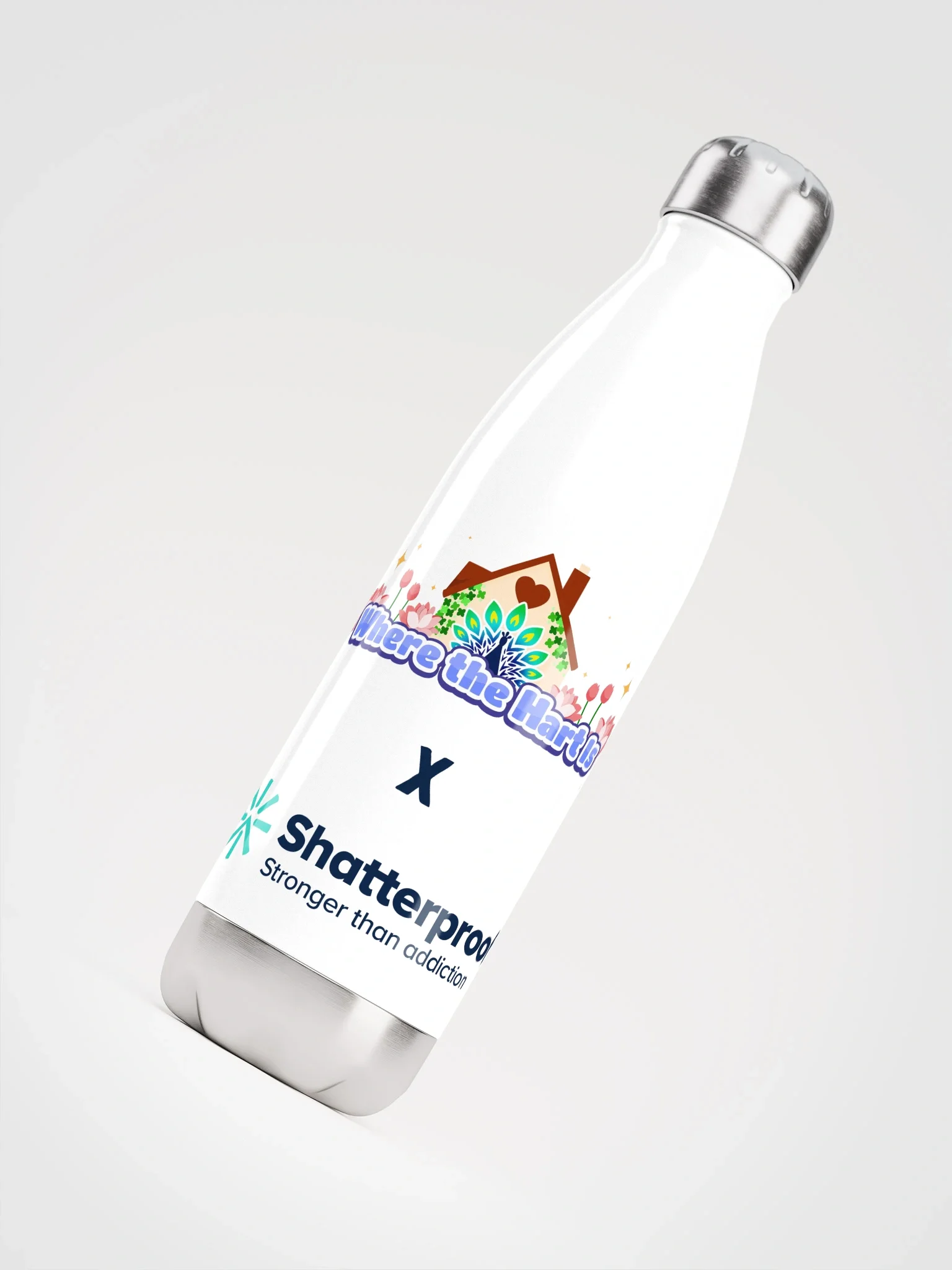 Lisa J Ketrick Memorial Annual Fundraiser Memento Water Bottle - White product image (4)