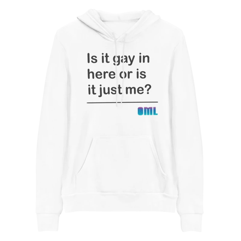 Is It Gay In Here? Hoodie - White product image (1)