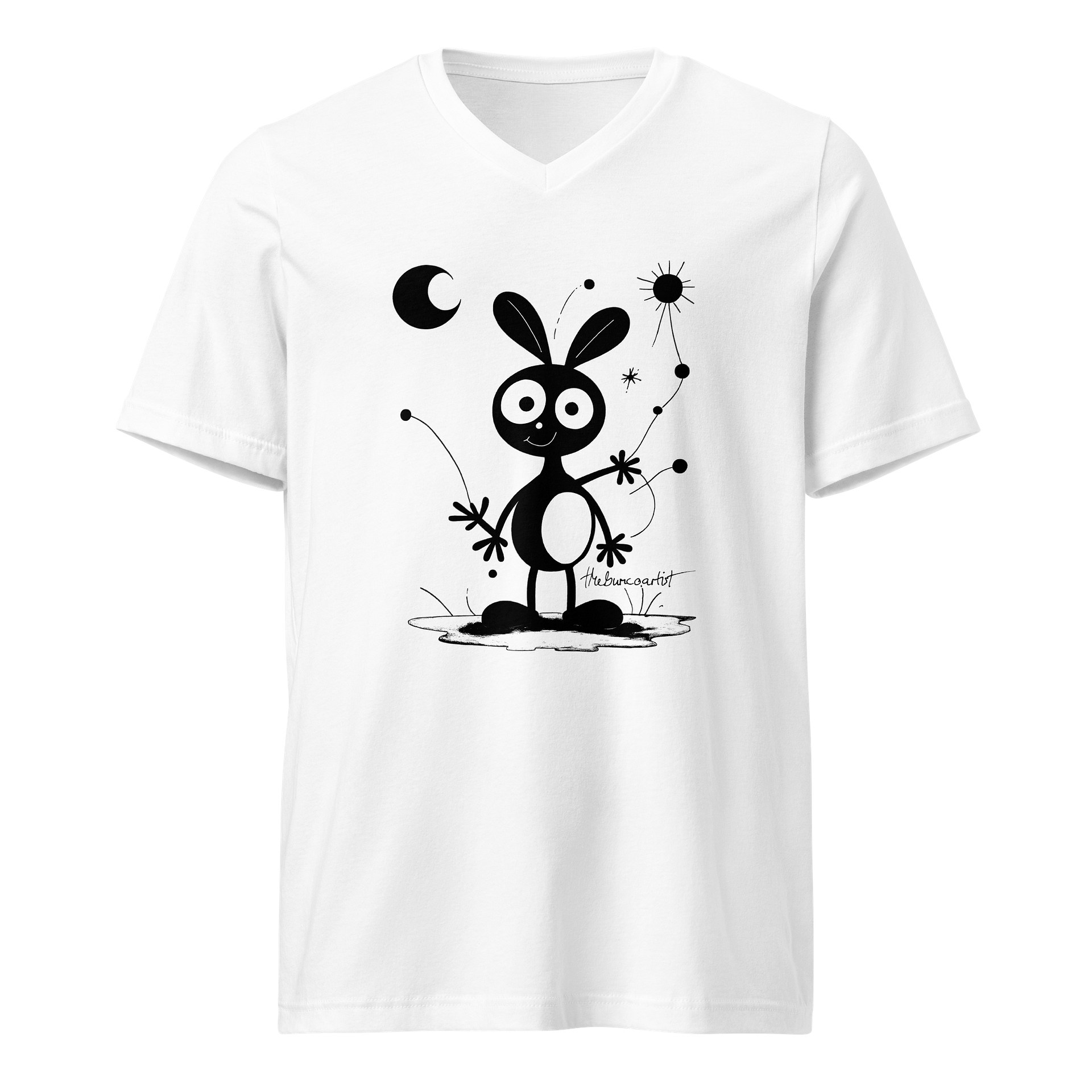 Bella+Canvas Short Sleeve V-Neck Jersey T-Shirt product image (1)