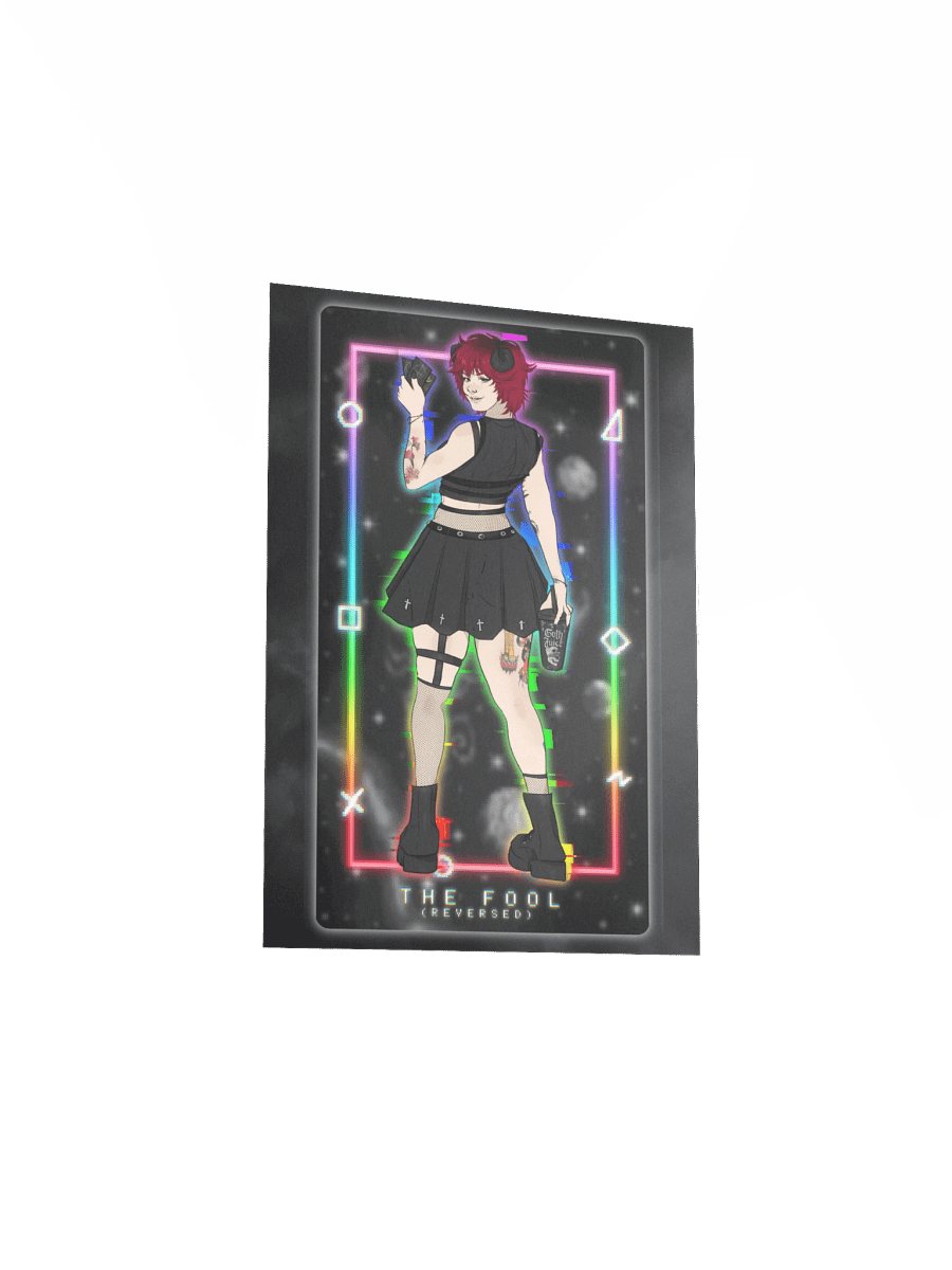 RAENBOU Reversed Fool Tarot Card Poster product image (3)