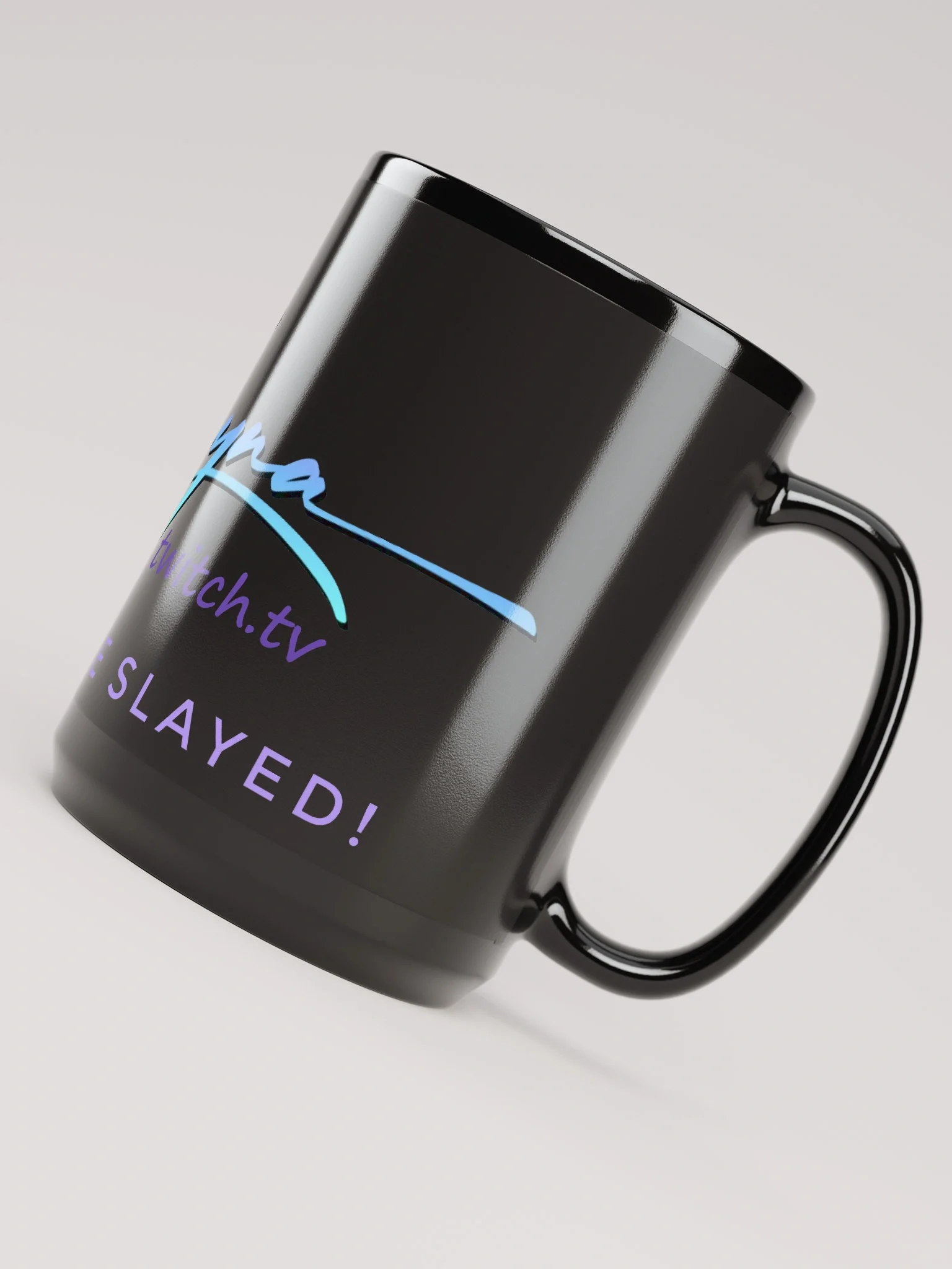 SLAYNA Ombre Large 15 oz Black Mug product image (6)