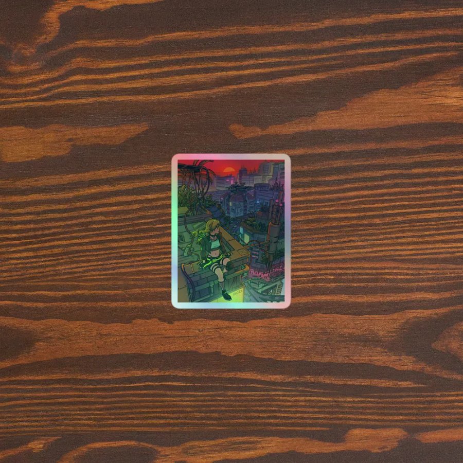 Virtual Escape | Holographic Sticker product image (5)