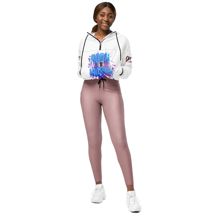 Born to Prosper Dynamic Cropped Windbreaker product image (3)