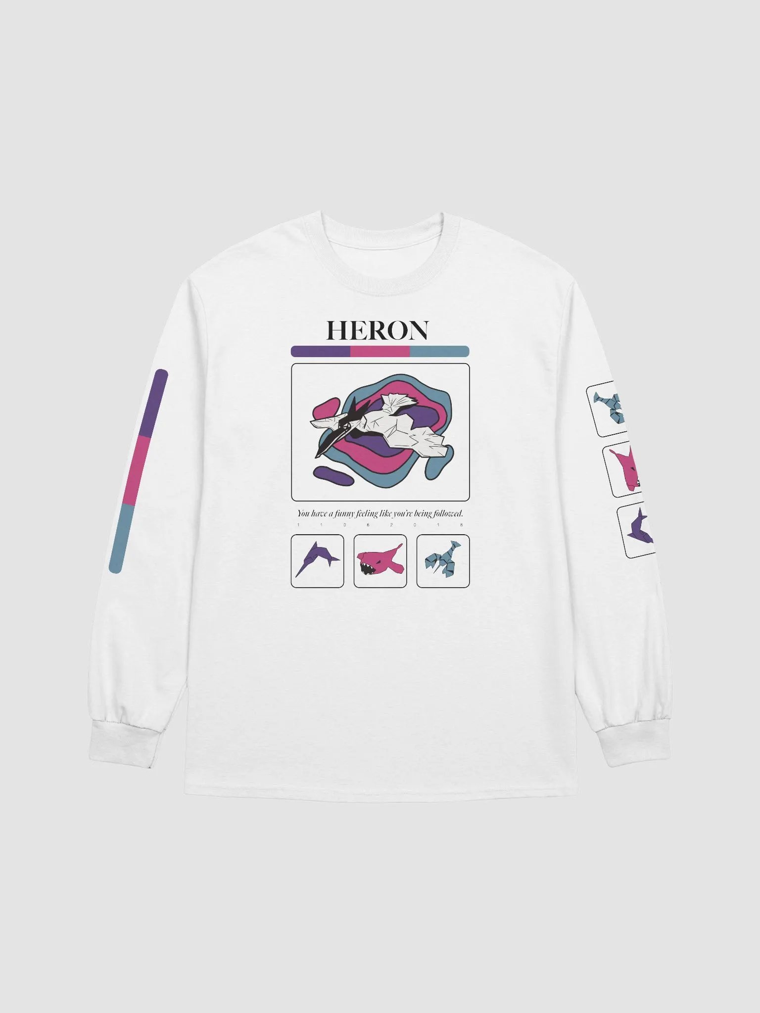 Heron - Long Sleeve (White) product image (1)