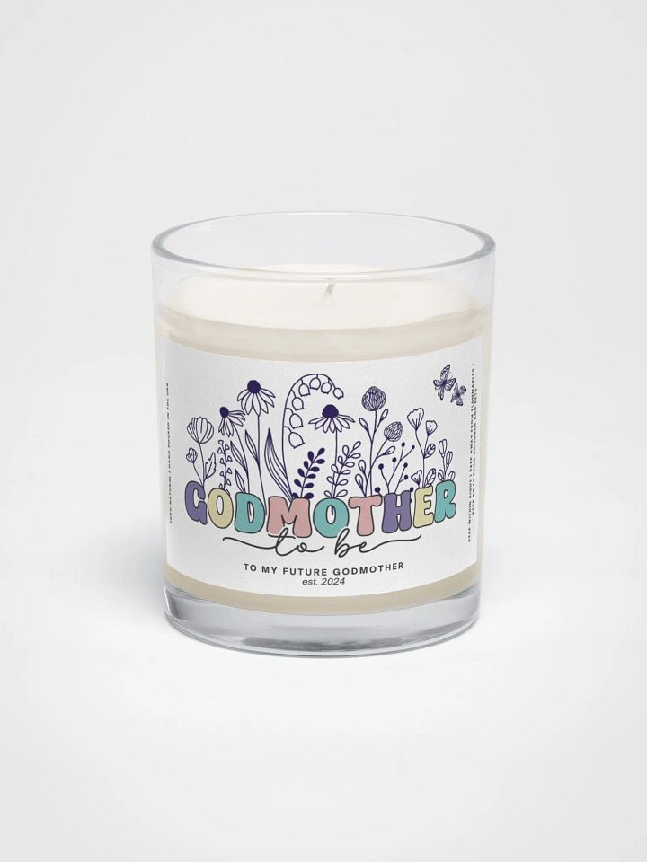Colorful groovy godmother proposal candle product image (2)