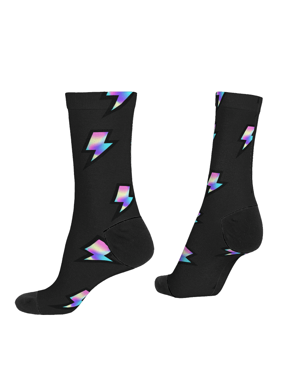 Electric Rainbow Crew Socks product image (4)