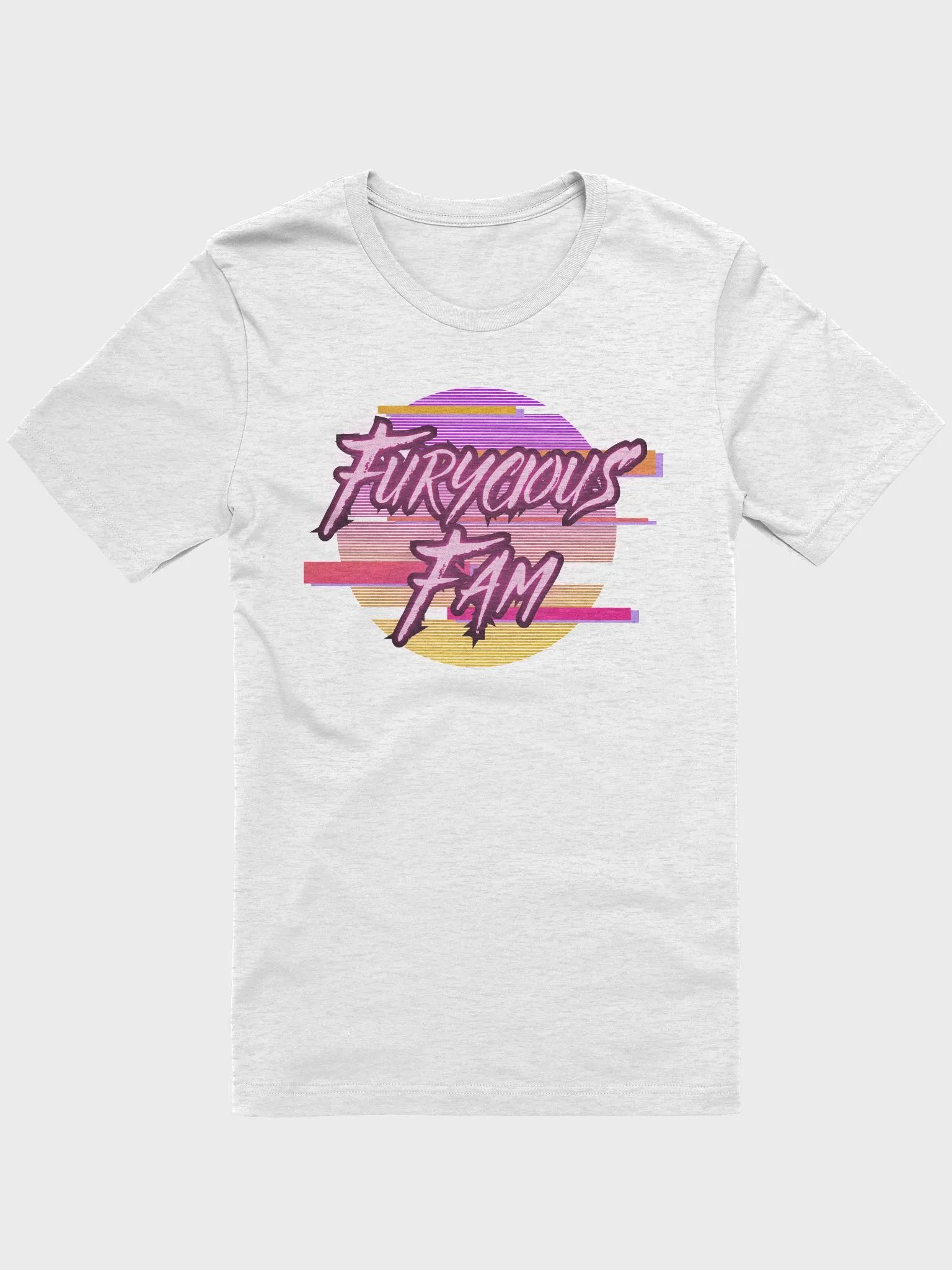 Glitched Synthwave Furycious Fam Soft Shirt product image (29)