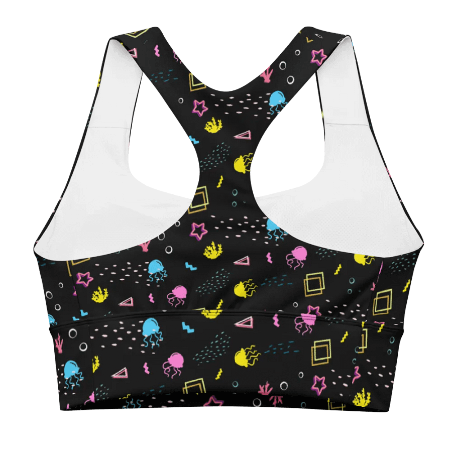 Shifty Seas dark pattern sports bra product image (5)