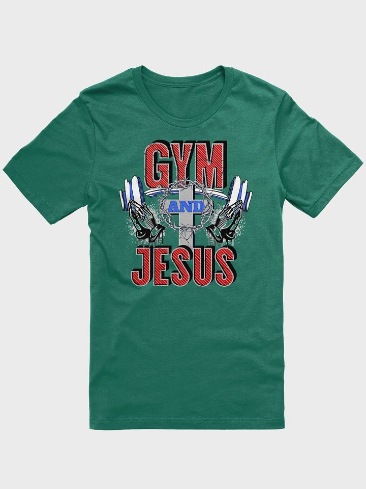Gym And Jesus Weightlifting Iconic Comfort T-Shirt product image (13)