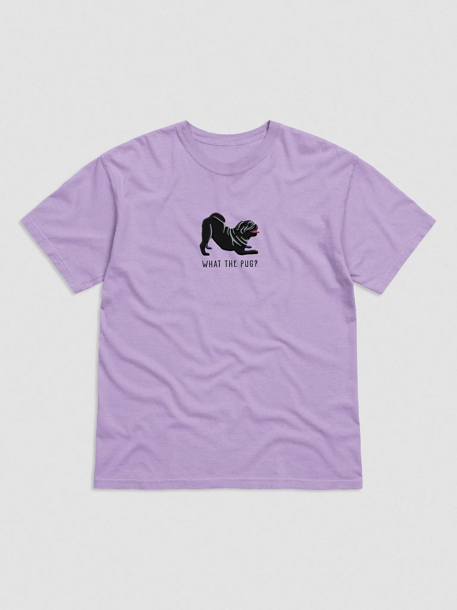 What the Pug? T-Shirt(Embroidered) of a Pug(Black) product image (4)