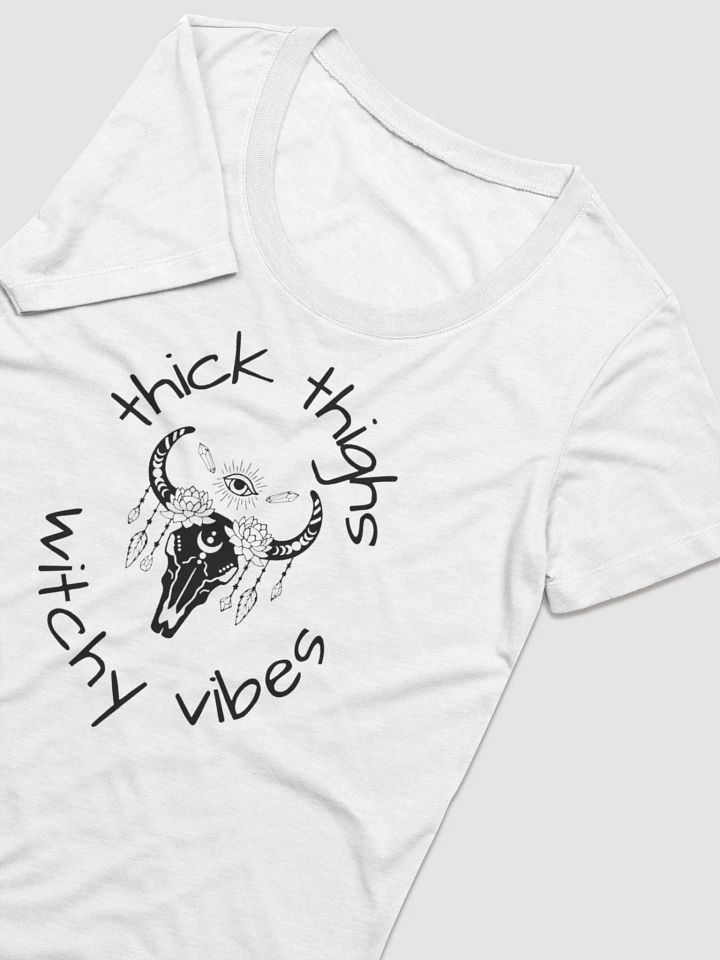 thigh thighs witchy vibes bella fit tee product image (2)