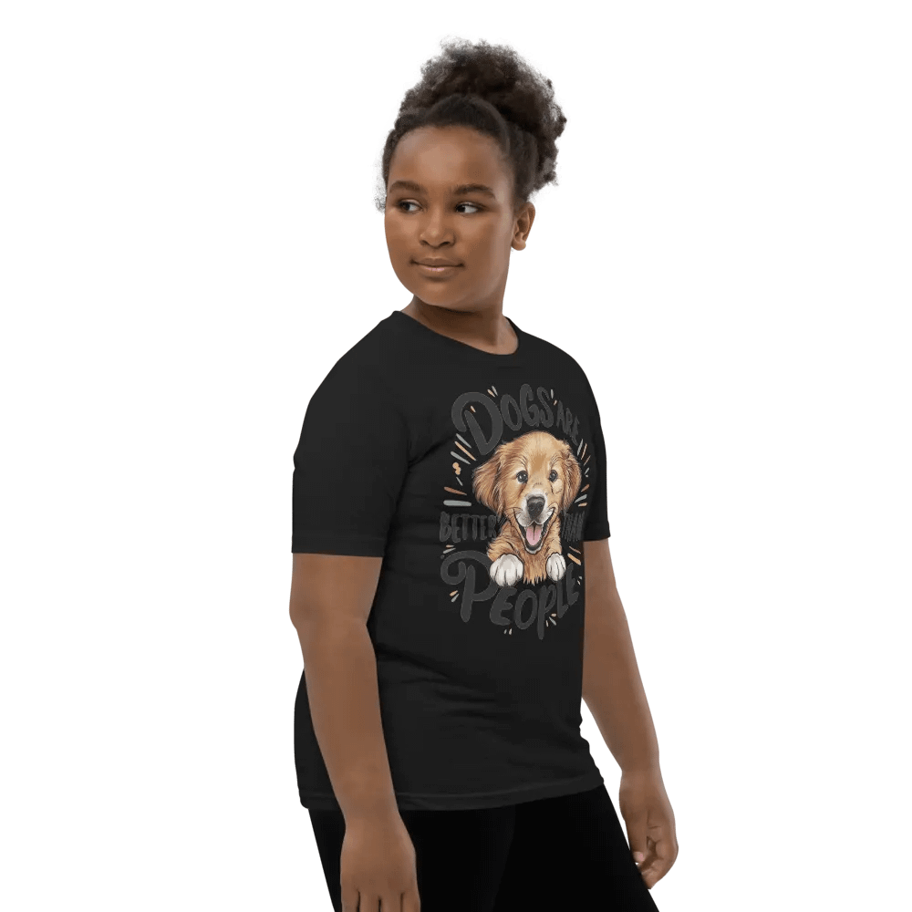 Cheerful Puppy Love Youth T-Shirt product image (12)