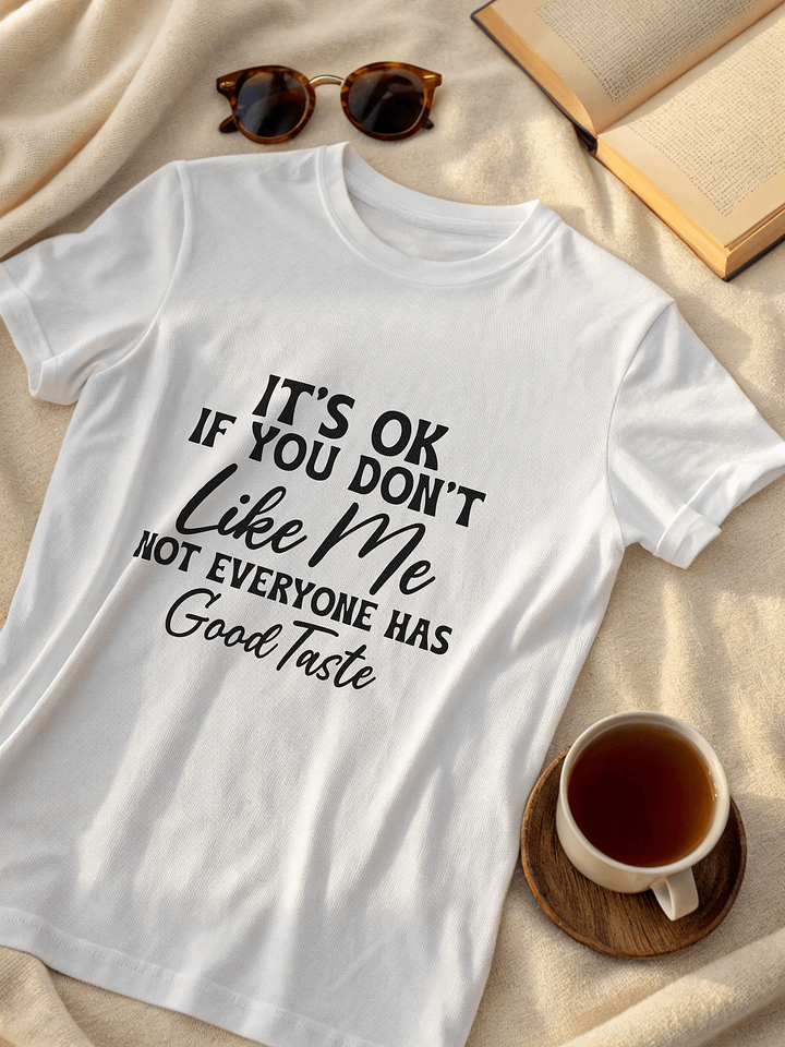 Its Ok If You Don't Like Me Women White T-Shirt product image (2)