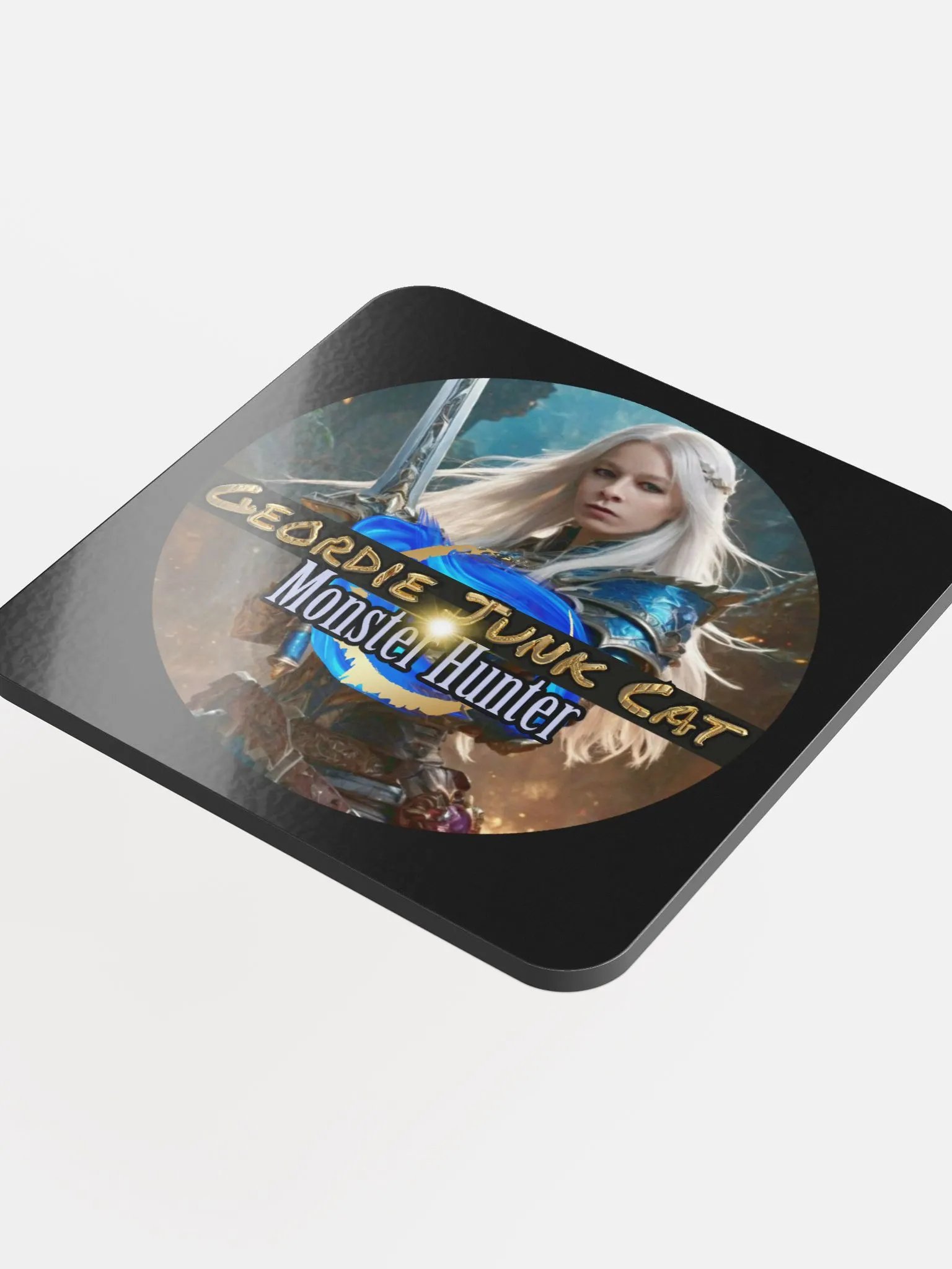 MONSTER SLAYER ONE Drink Coaster (3.74″x 3.74″, US and EU SHIPPING) product image (4)