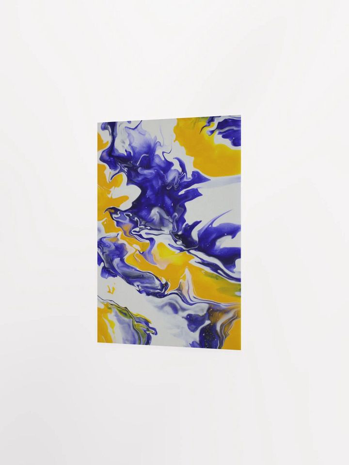 Acrylic Pour Printed Matte Poster - #20BY Design product image (6)