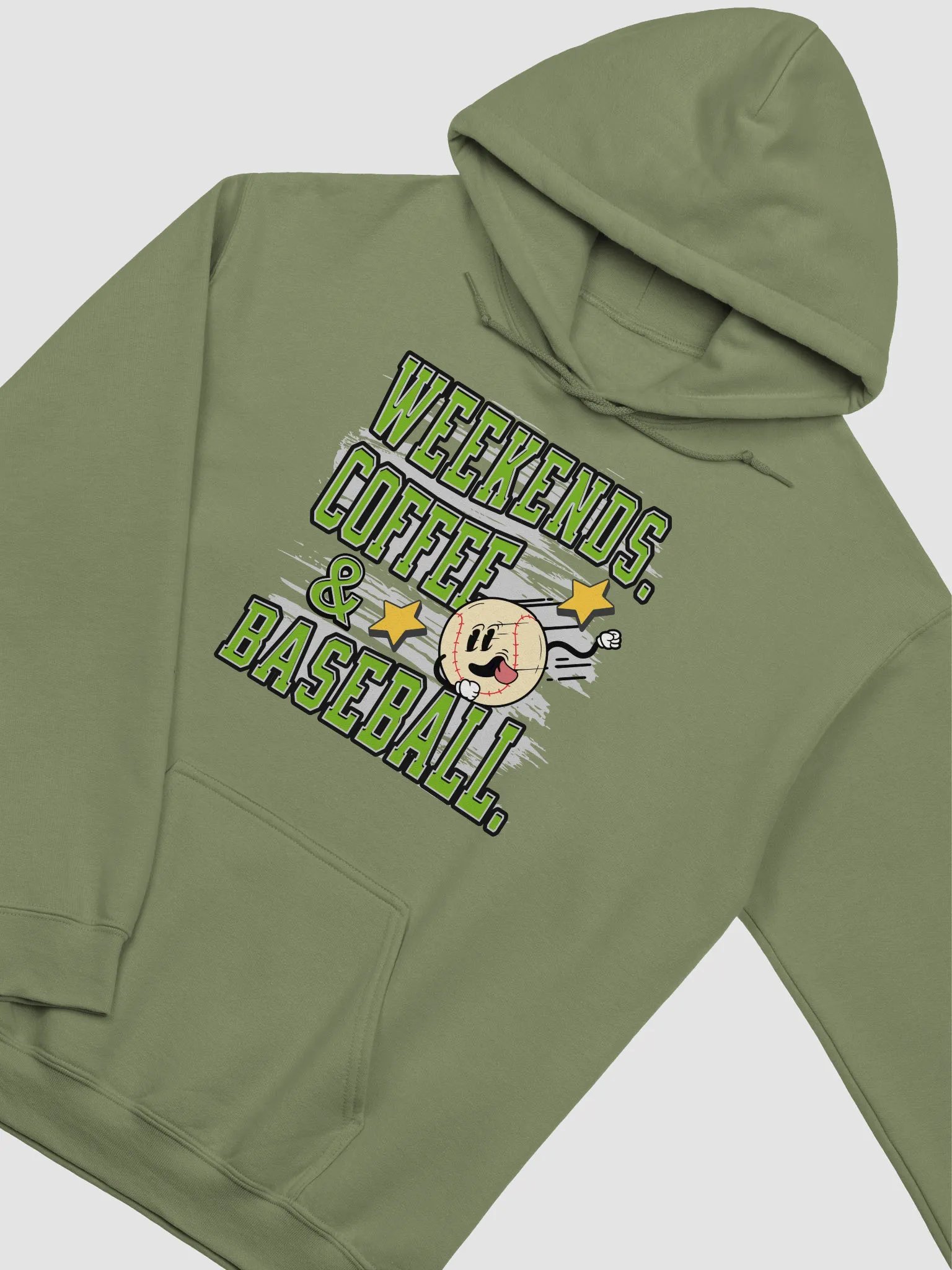 Weekends Coffee And Baseball Warrior Hoodie product image (17)