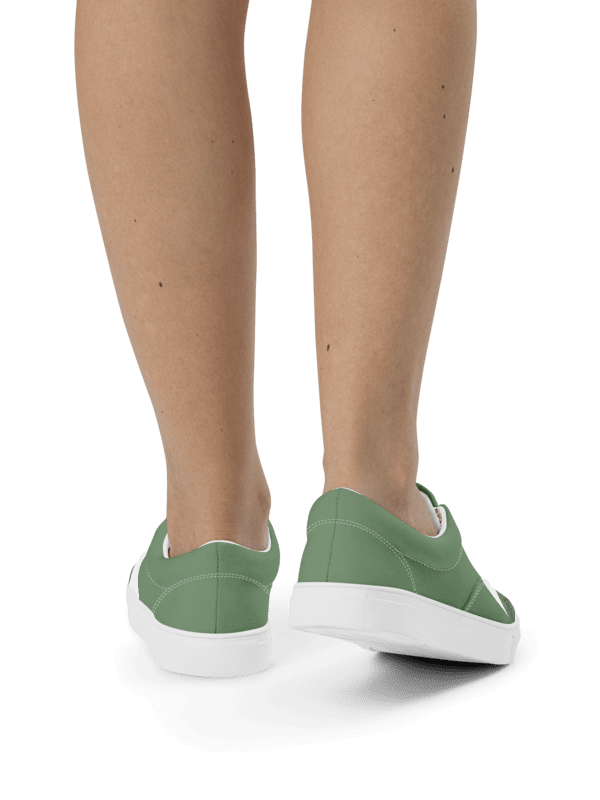Verdant Vibe Lace-Up Canvas Shoes product image (5)