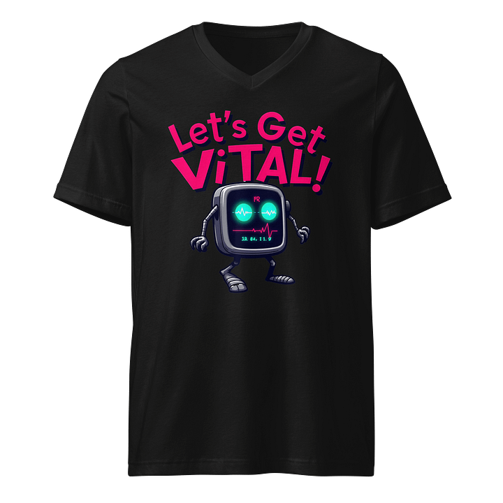 Vital Signs Robot V-Neck Tee product image (1)