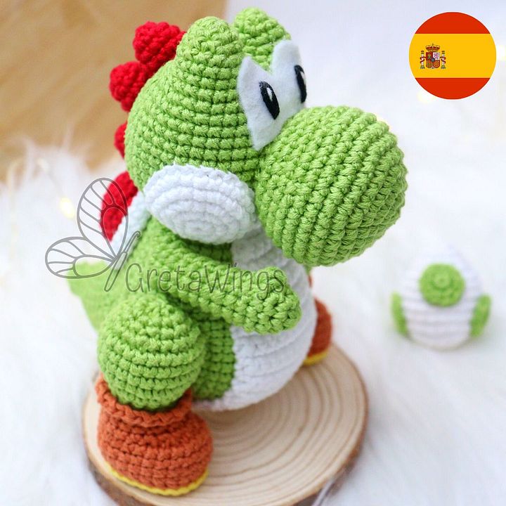 Patrón de Amigurumi de Yoshi (Descarga Digital) product image (1)