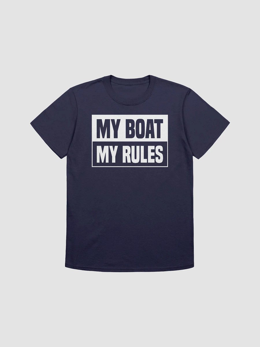 My Boat My Rules Gildan 64000 Unisex Tshirt product image (3)