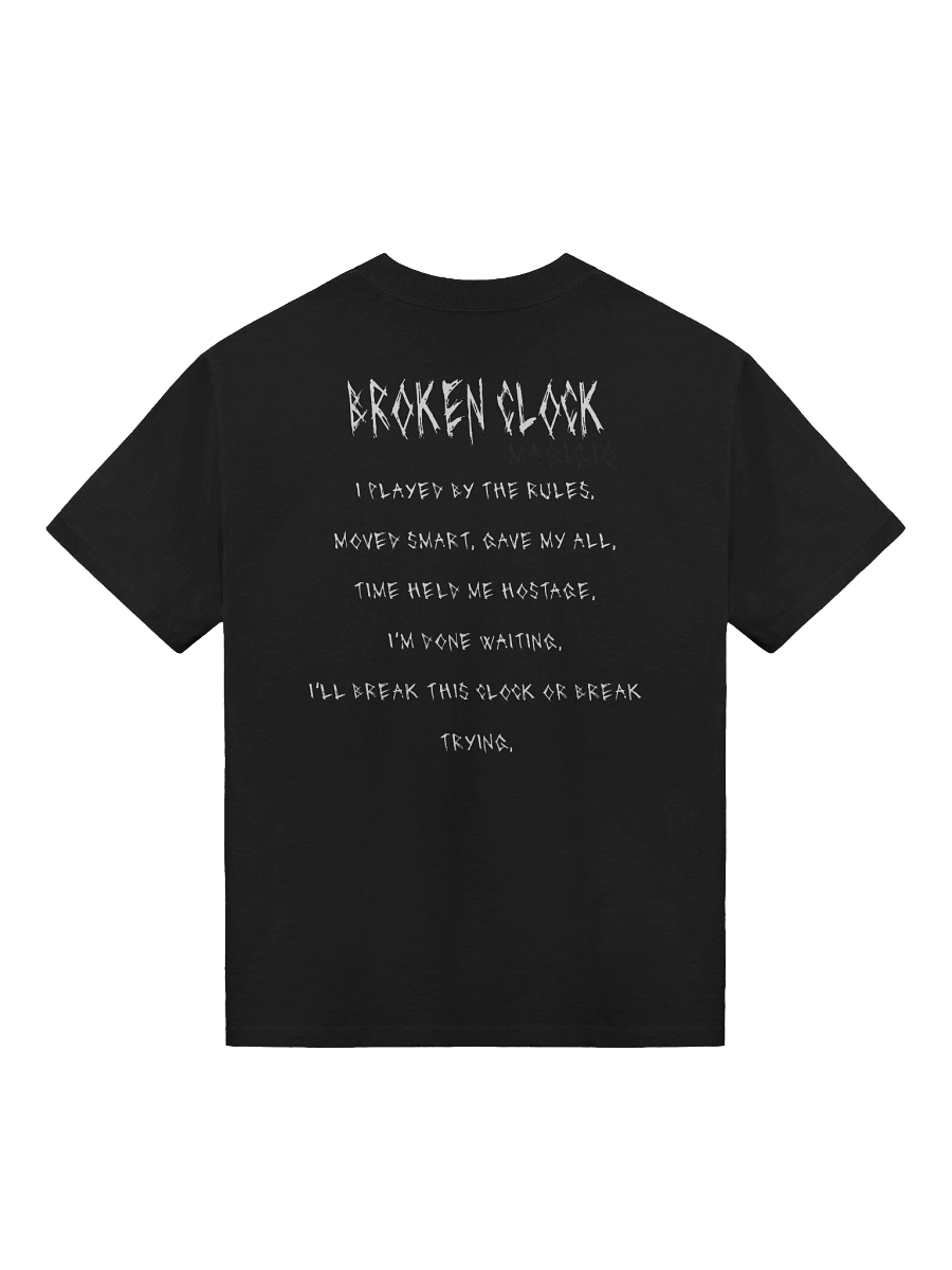 Magigio Broken Clock Faded Oversized Tee product image (2)