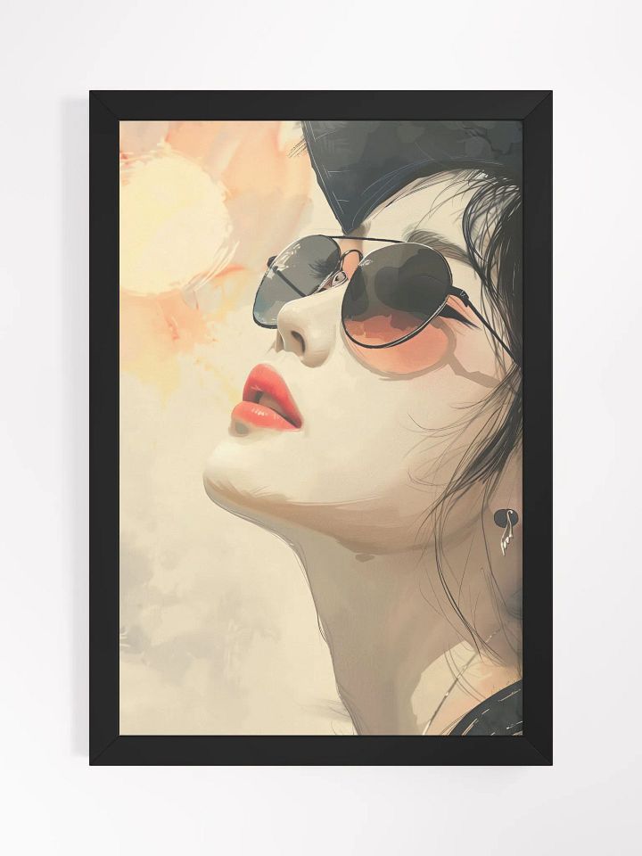 Sun-Kissed Reflections - Pop Art Poster Framed product image (2)