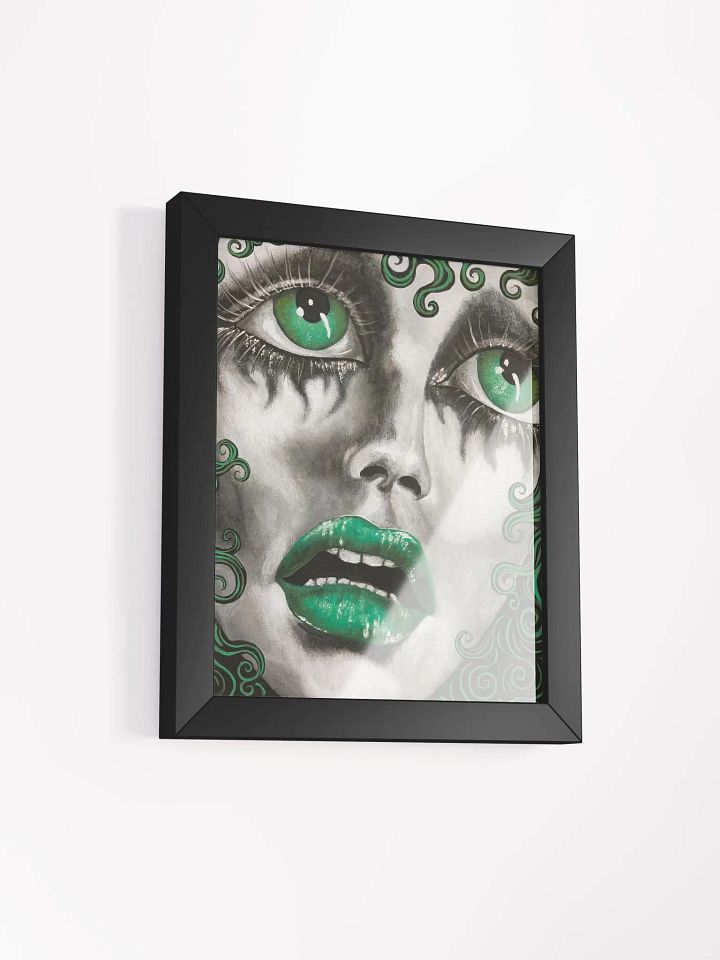 Fayette in green framed print product image (2)