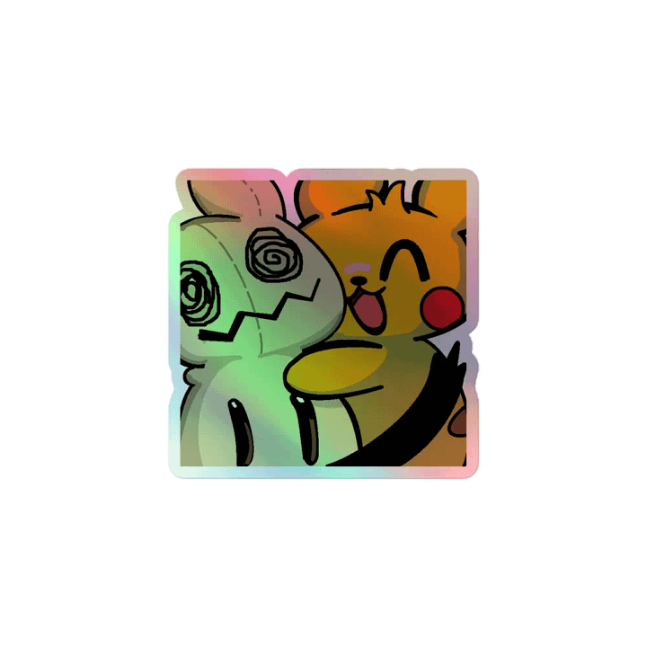 MimChu Emote Holo Sticker product image (1)