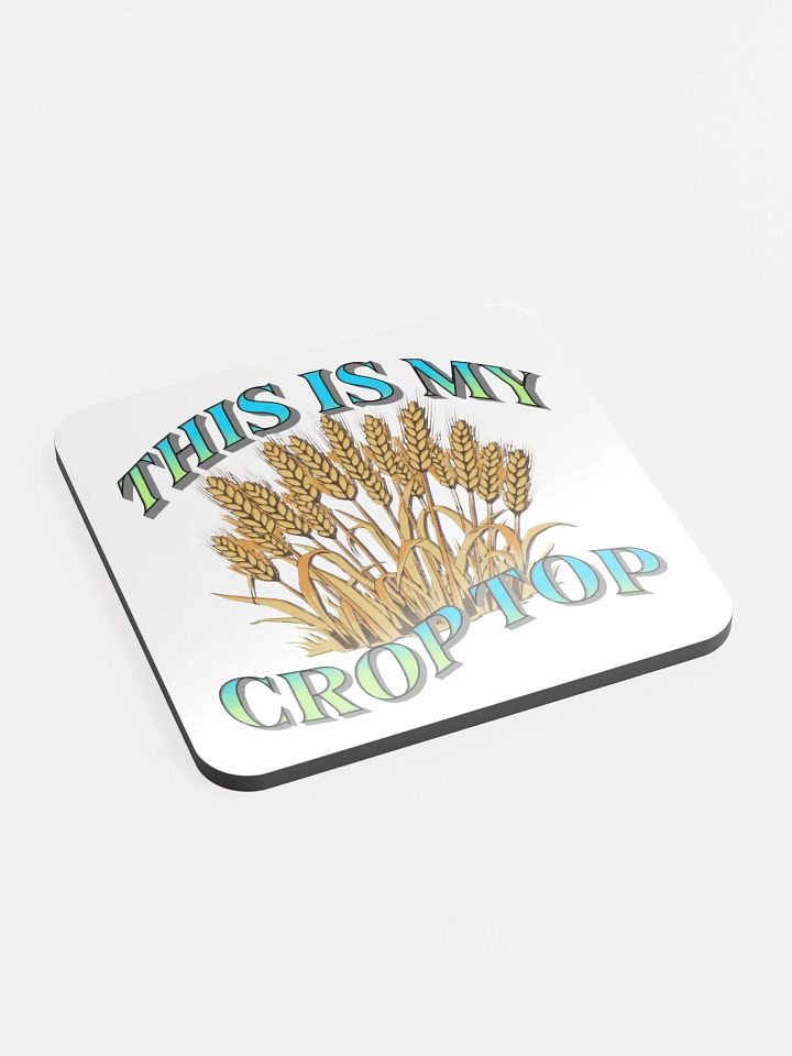 This Is My Crop Top Wheat Harvest Hues Cork Coaster Set product image (2)