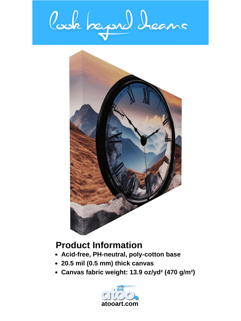 Time Confusion-4 | Canvas Artistic Wall Painting product image (7)