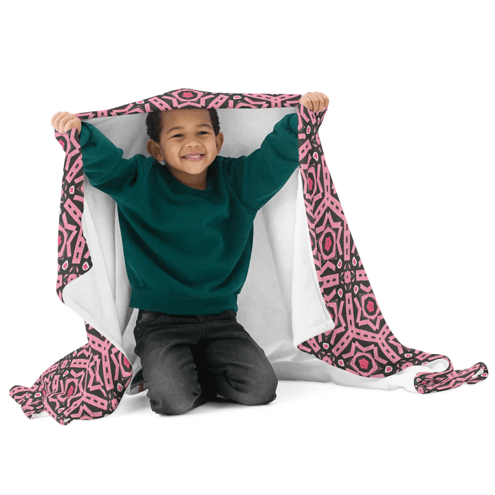Black Red and Black Throw Blanket product image (1)