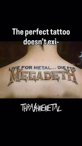 great job 👏 
#metalmemes #thrashmetal #megadeth #metaltattoo