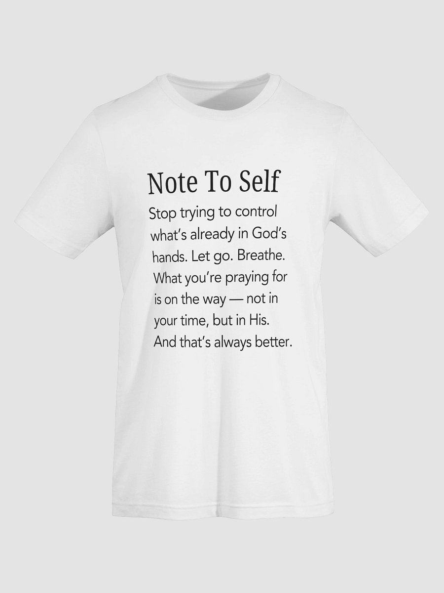 Note To Self Let Go, Trust & Breathe Tee product image (20)