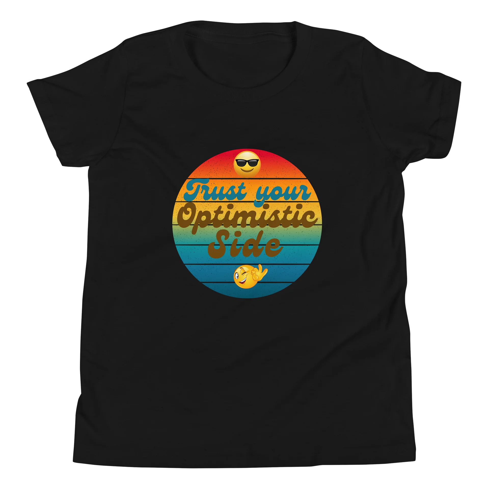 Optimistic Vibes Youth T-Shirt product image (4)