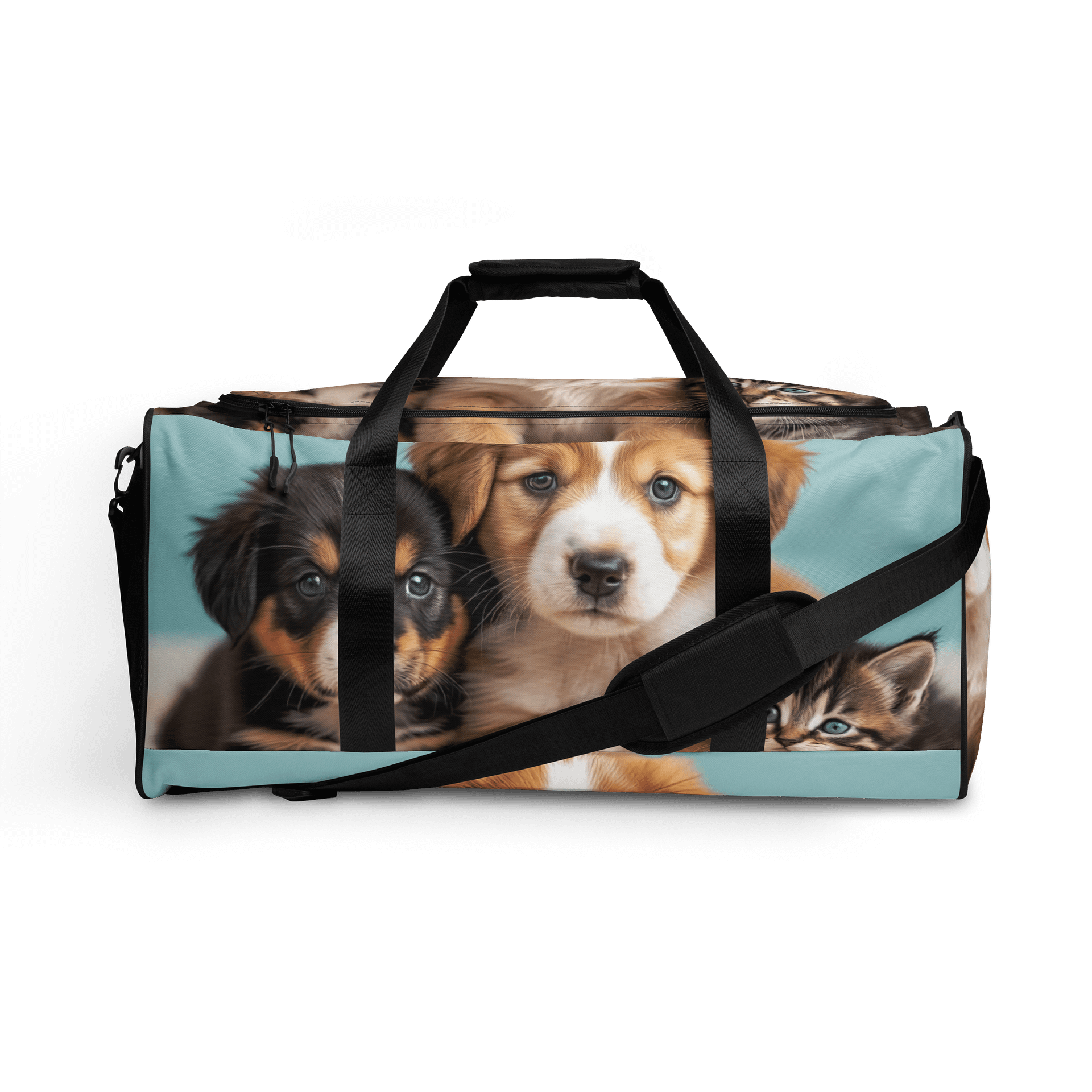 Cozy Companions All-Over Print Duffle Bag product image (1)