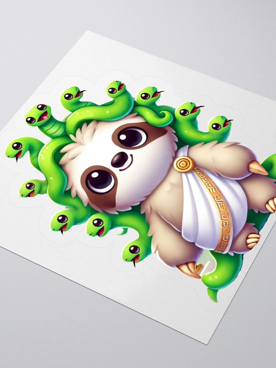 Medusa Sloth Sticker product image (3)