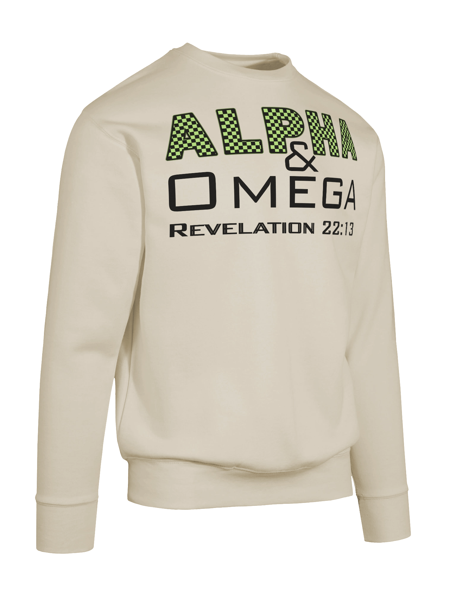 Alpha & Omega Christian SweatShirt | Jesus Christ Faith Sweater | Inspirational Bible Verse Shirt for Believers product image (8)