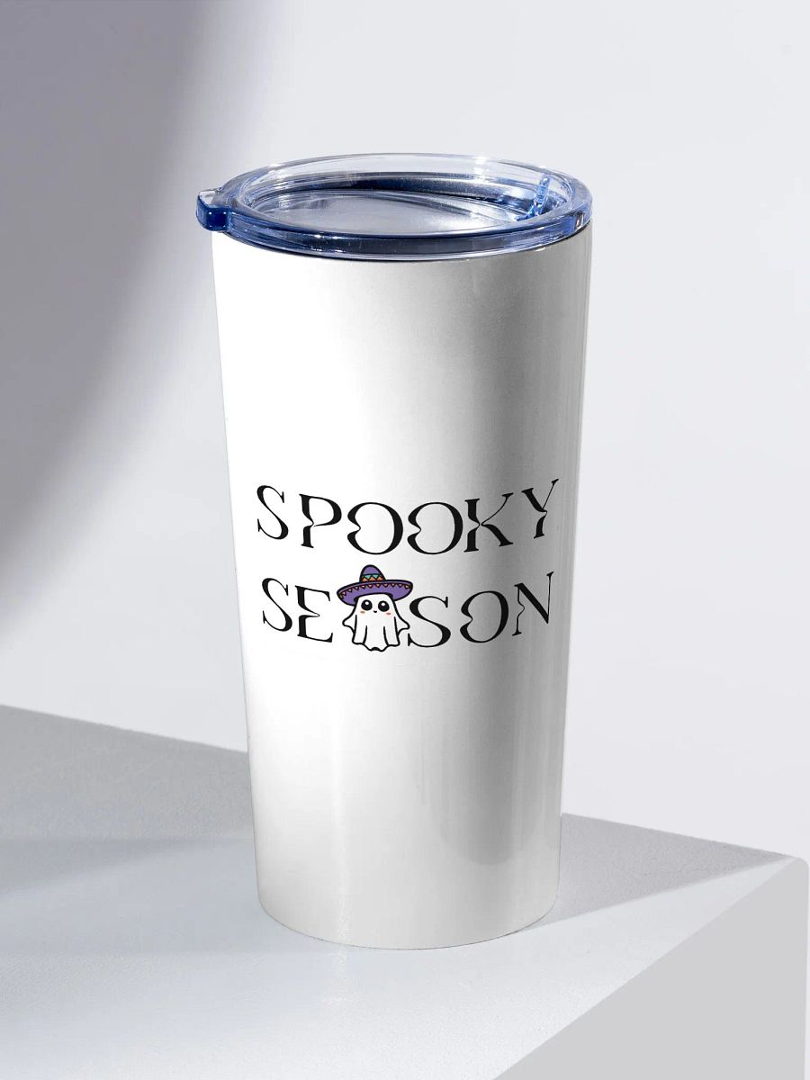 Spooky Season Sombrero Ghost White 20oz Stainless Steel Tumbler product image (2)