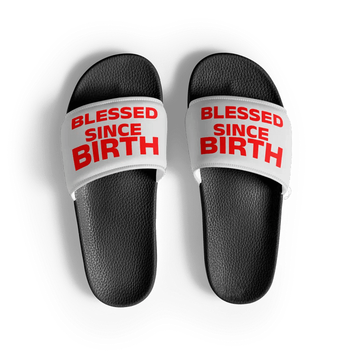Blessed Since Birth Slides (Unisex) product image (1)