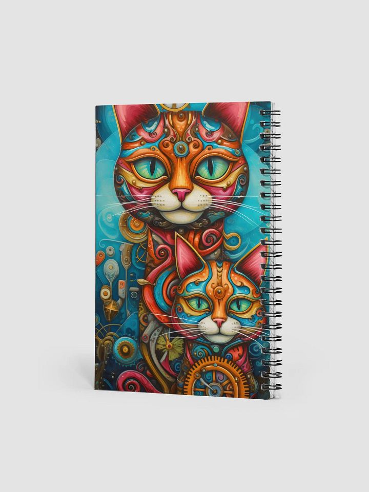 Steampunk Cats Spiral Notebook product image (2)