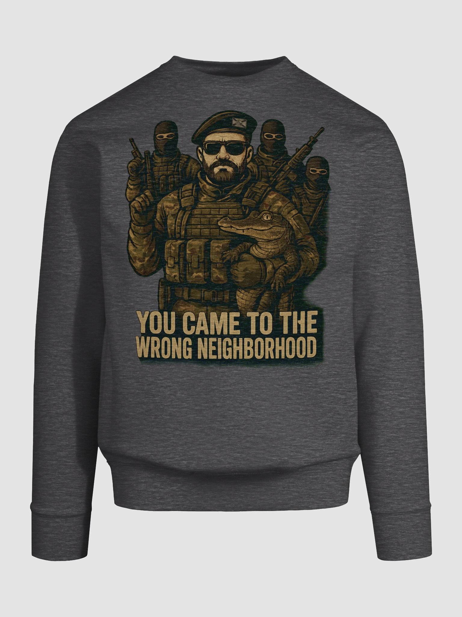 You came to the wrong neighborhood sweater product image (27)