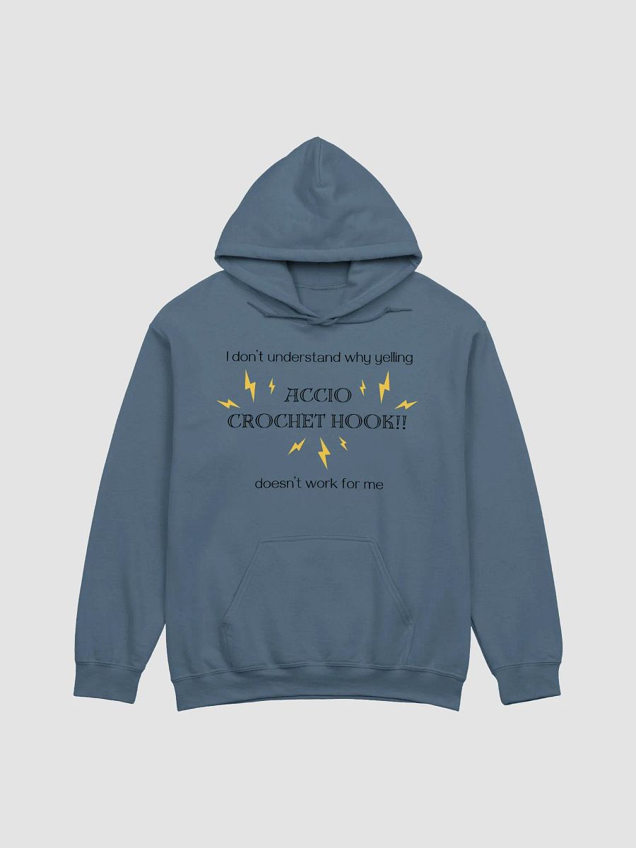 Accio Crochet Hook Hoodie (black on light) product image (5)