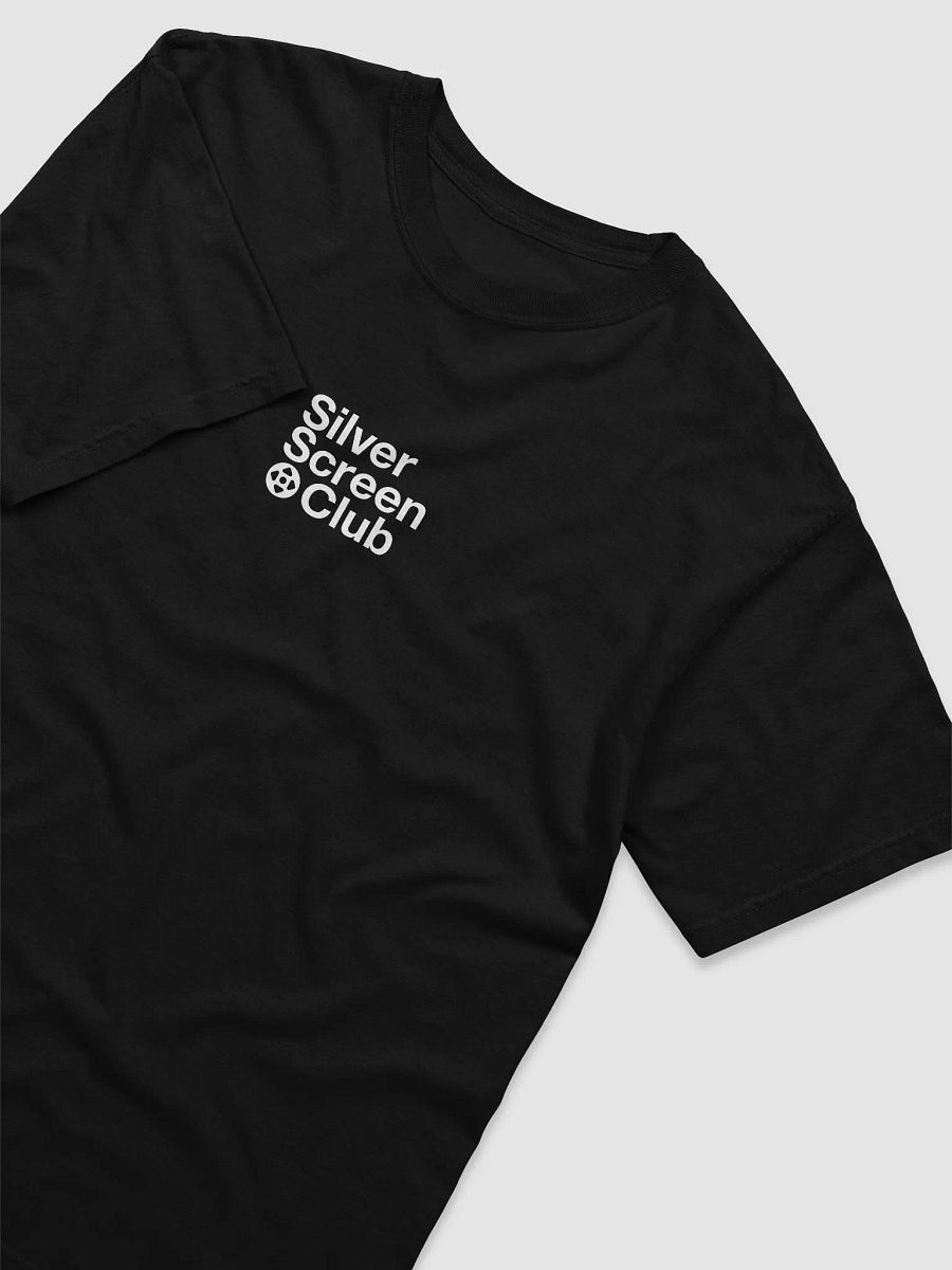 silverscreen.club Stacked Logo CORE Black Shirt product image (3)