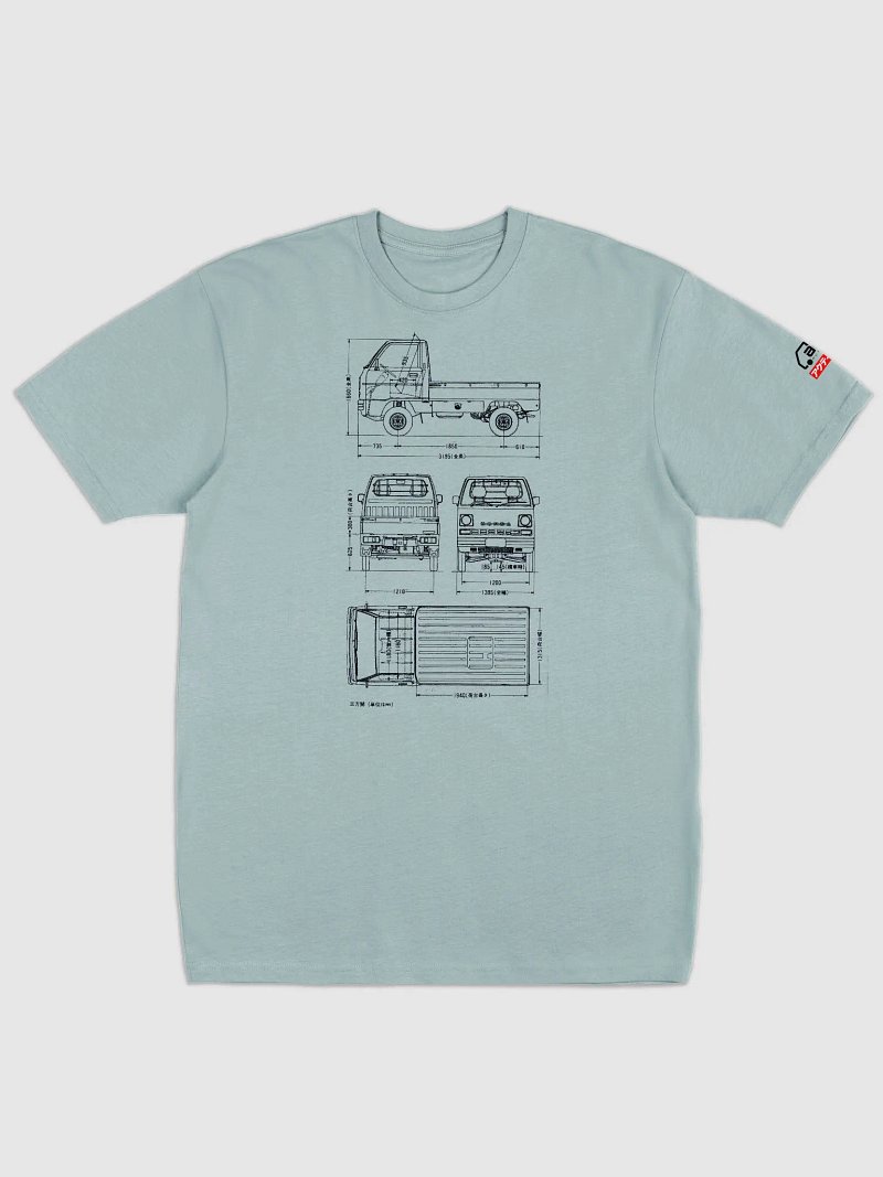 Honda Acty Truck Blueprint T-Shirt