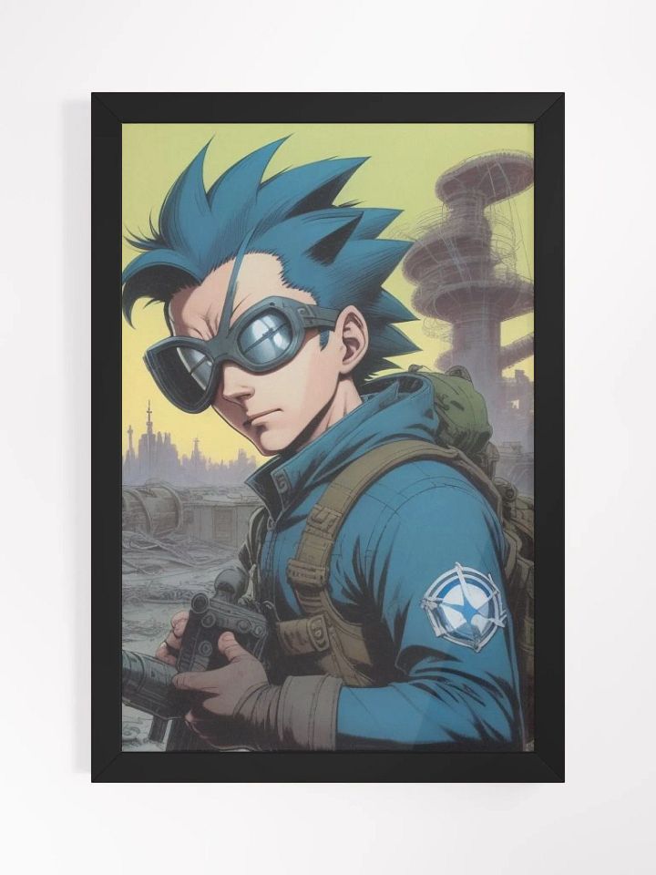 Sonic Slav in the Zone (framed poster) product image (1)